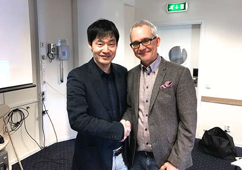 アクセルソン引退後の診療室を引き継いだ Anders Skoglund博士
